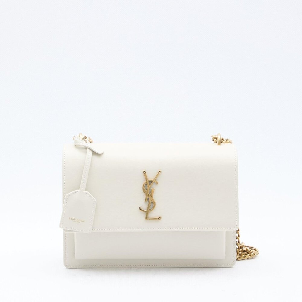 Saint Laurent Sunset Medium Bag New Beige Color